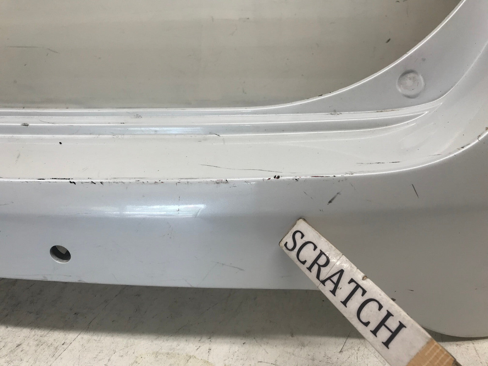 Rear Bumper Cover Kia Sorento EX/Limited w/Sensor Holes White 2014-2015 OEM2
