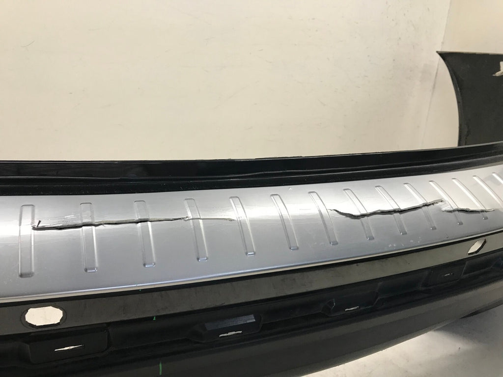 Rear Bumper Cover Black Nissan Pathfinder SV Platinum 17-19 w/Sensor Holes OEM