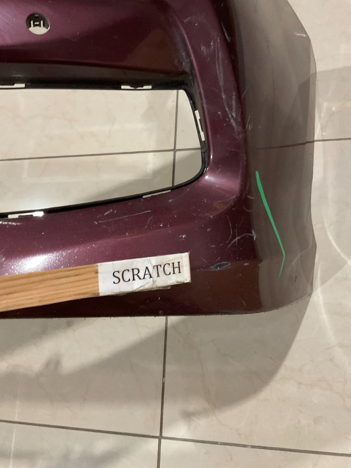 Front Bumper Cover Red Honda Accord Sedan 2016-2017 71101+tf2+a000 OEM