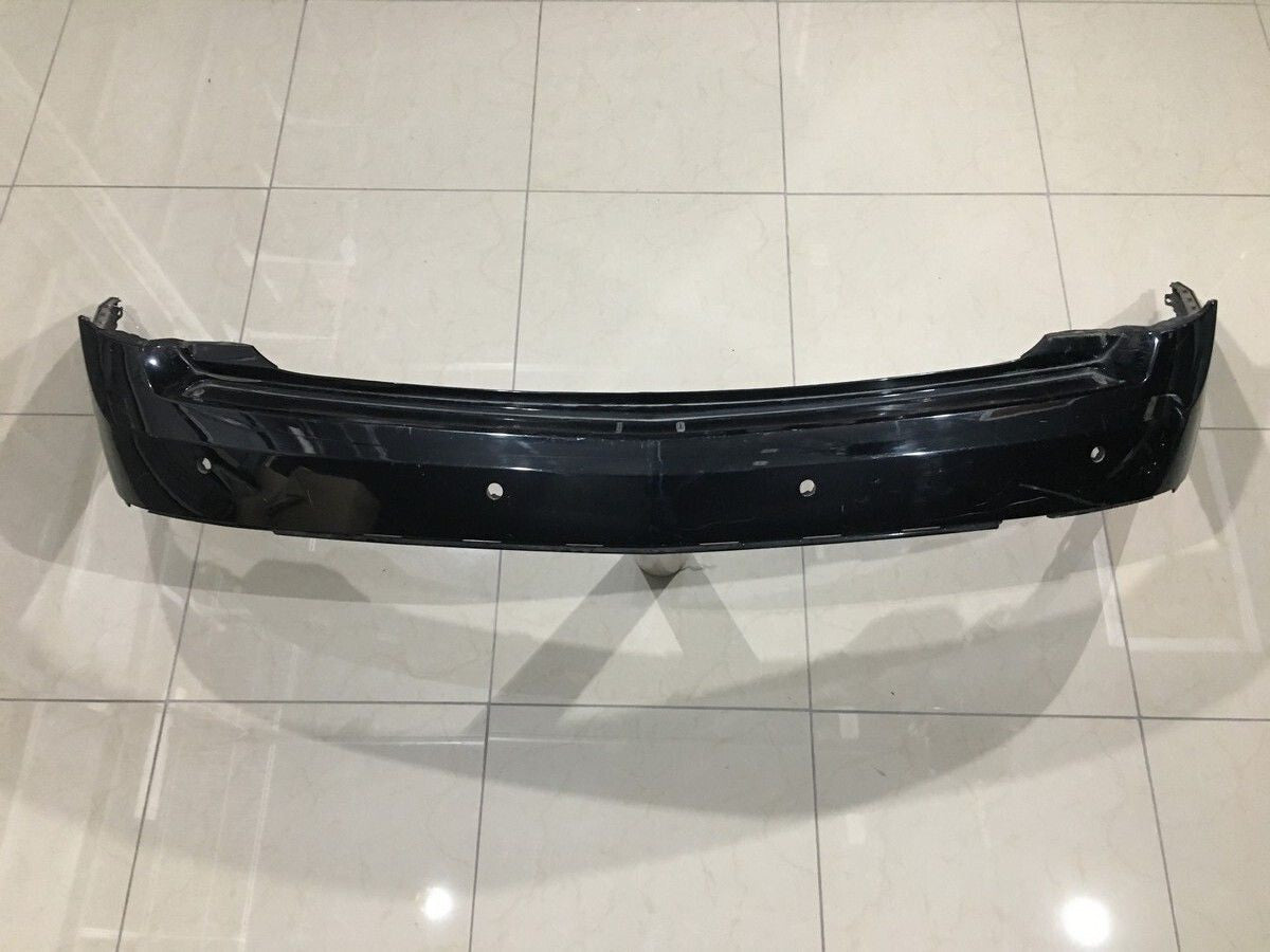 Rear Bumper Cover Cadillac SRX Luxury/Premium/Performance w/Sensr Hole 10-16 OEM