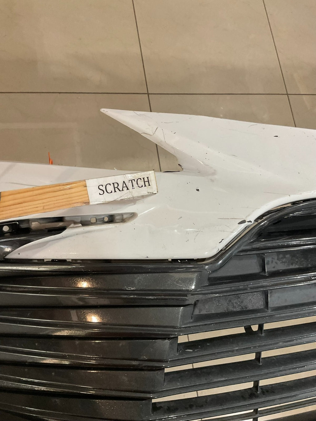 Front Bumper Cover White 2021-2022 Toyota Camry LE XLE 52119+06d00 OEM