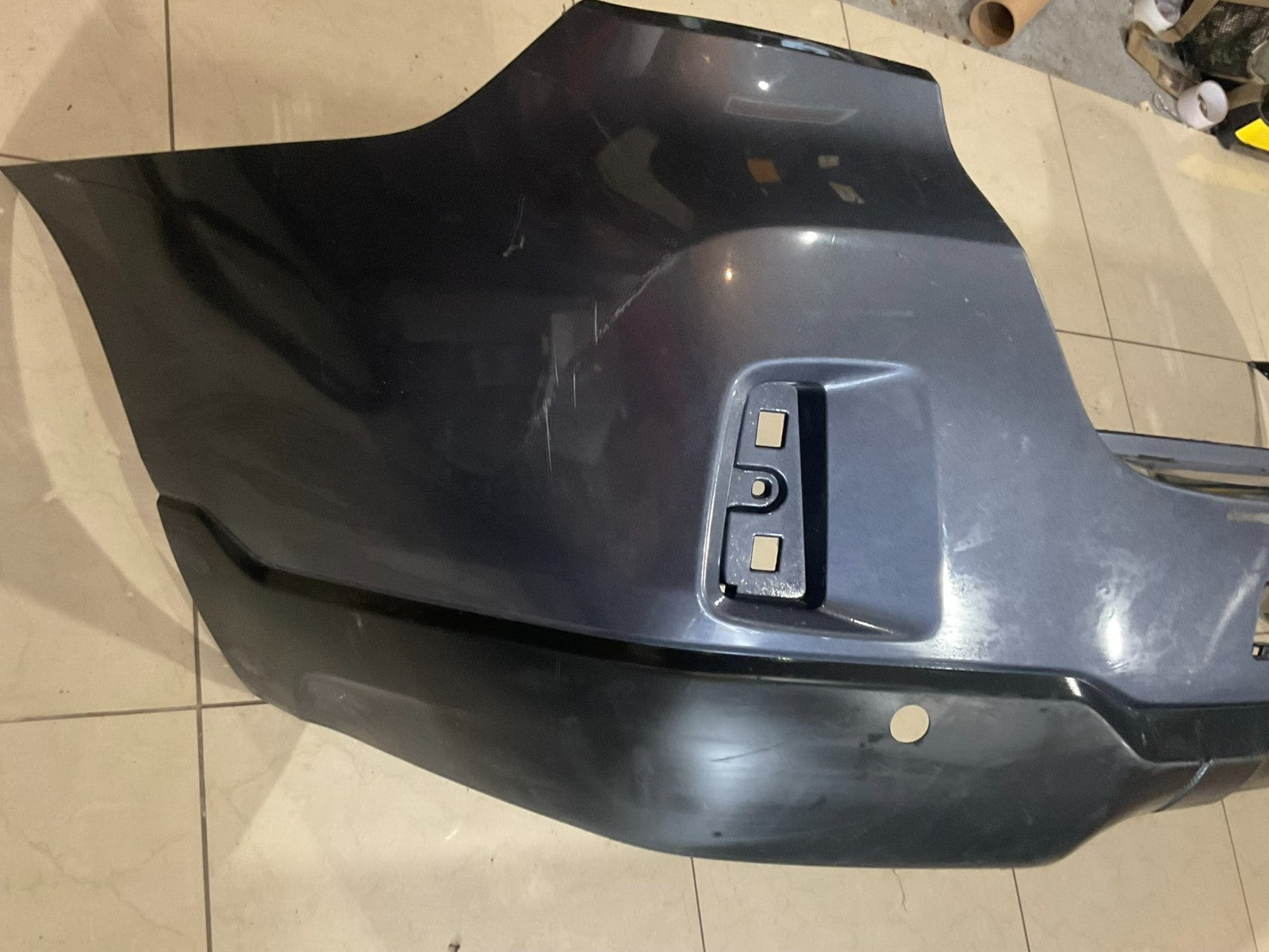Rear Bumper Cover Blue 2015 - 2017 Subaru Outback 57704aal11b OEM