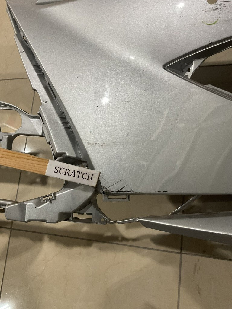 Front Bumper Cover Silver 2016-2018 Lexus RX350 RX450H Base 52119-0E270 OEM