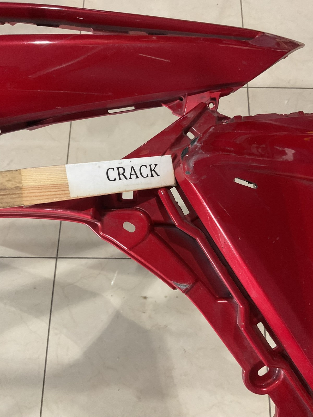 Front Bumper Cover Red 2018-2020 Toyota Camry 52119+06e20 OEM
