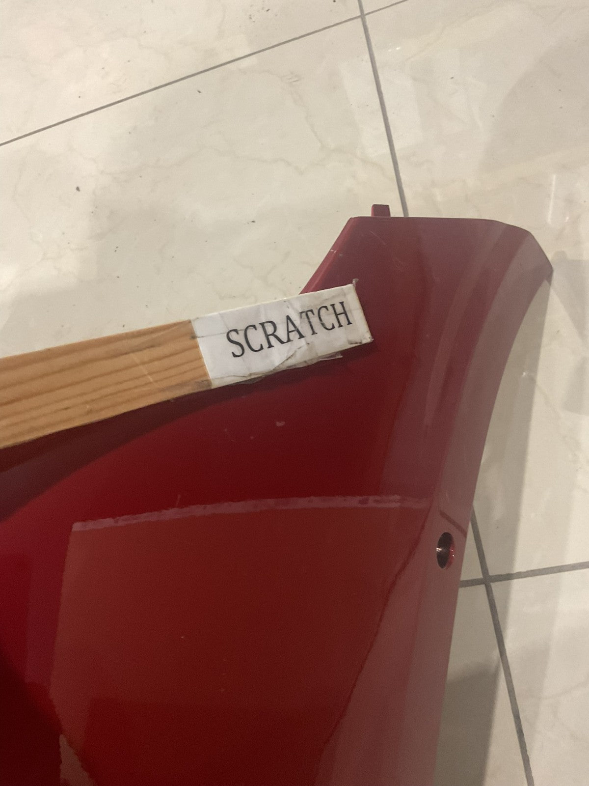 Front Bumper Cover Red 2020 -2025 Volvo V60 S60 CAPA