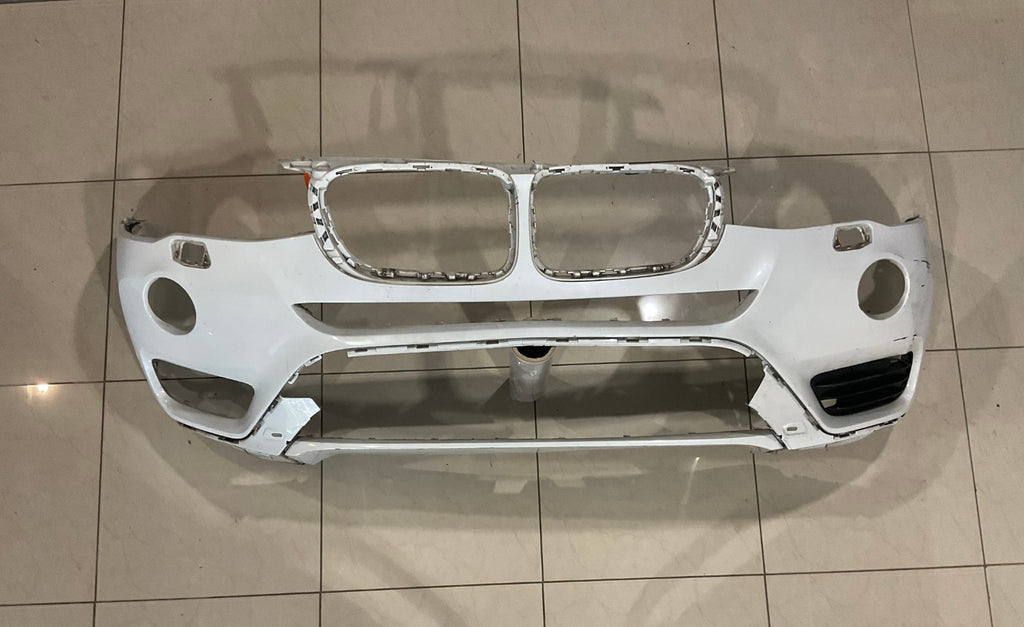 Front Bumper Cover White 2020 2021 2022 BMW X1 F48 CAPA