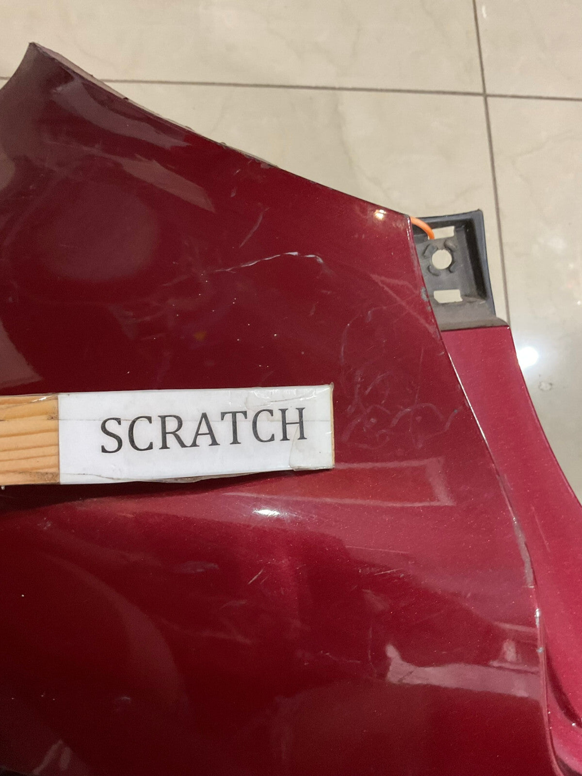 Rear Bumper Cover Red 2018 Toyota C-HR Base/XLE/XLE Premium 52159+F4010 OEM