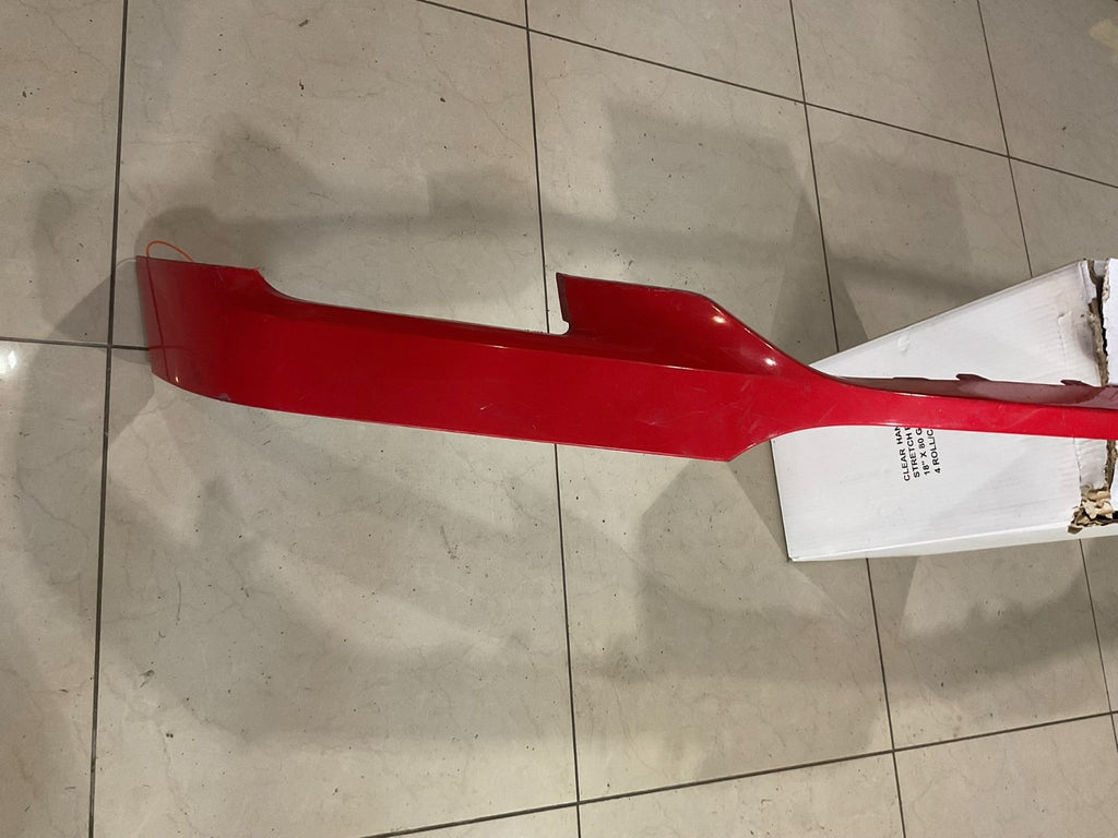 Front Bumper Upper Cover Molding Red 2021-2023 Ford F-150 F150 CAPA