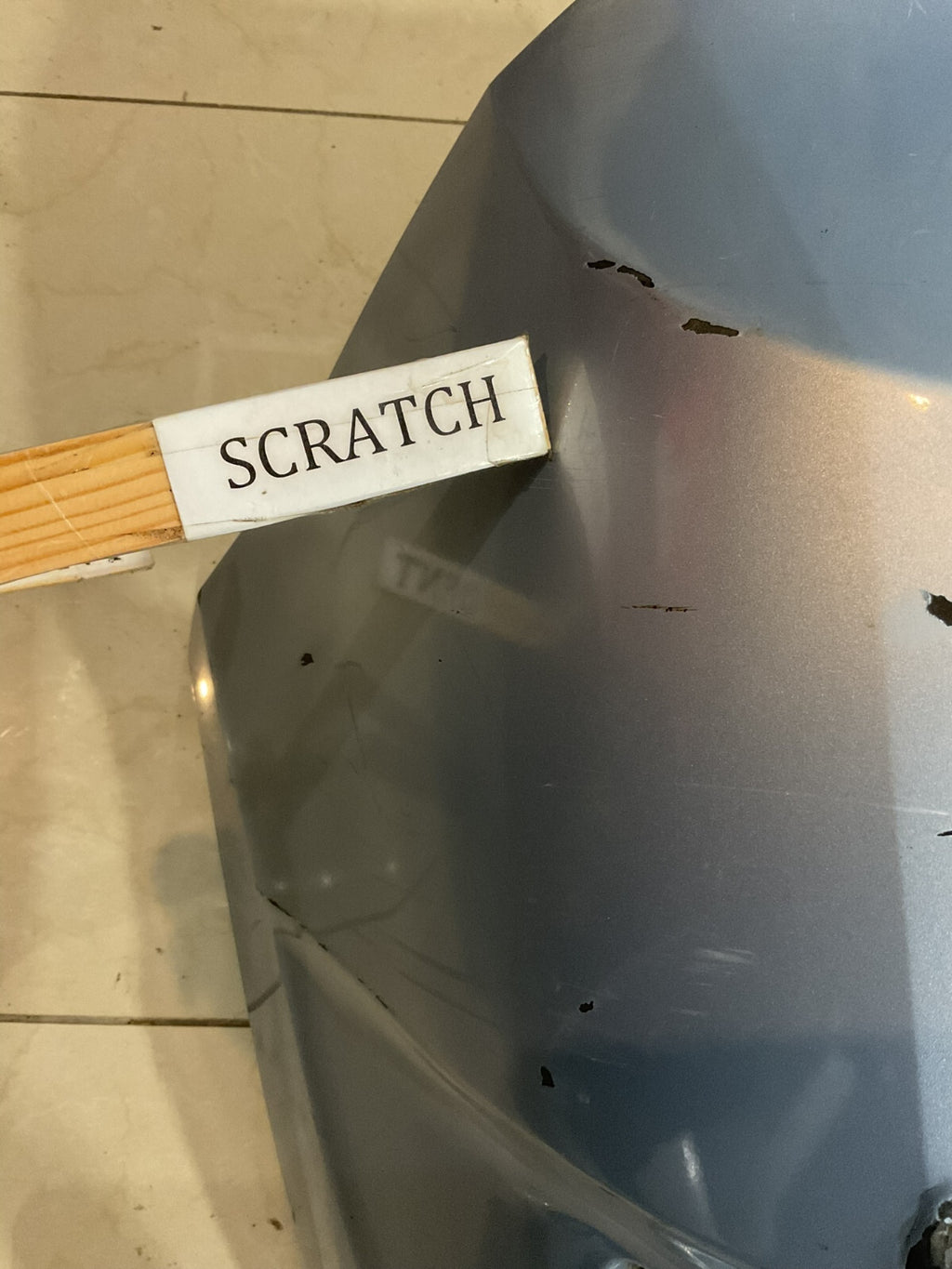 Rear Bumper Cover Silver 12-2017 Hyundai Accent Hatchback GS/SE 86611-1R20C OEM
