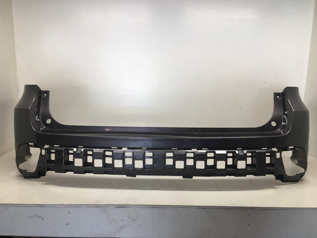 Rear Bumper Cover Toyota Highlander w/o Sensor 1H1  Predawn Gray Mica 14-18 OEM