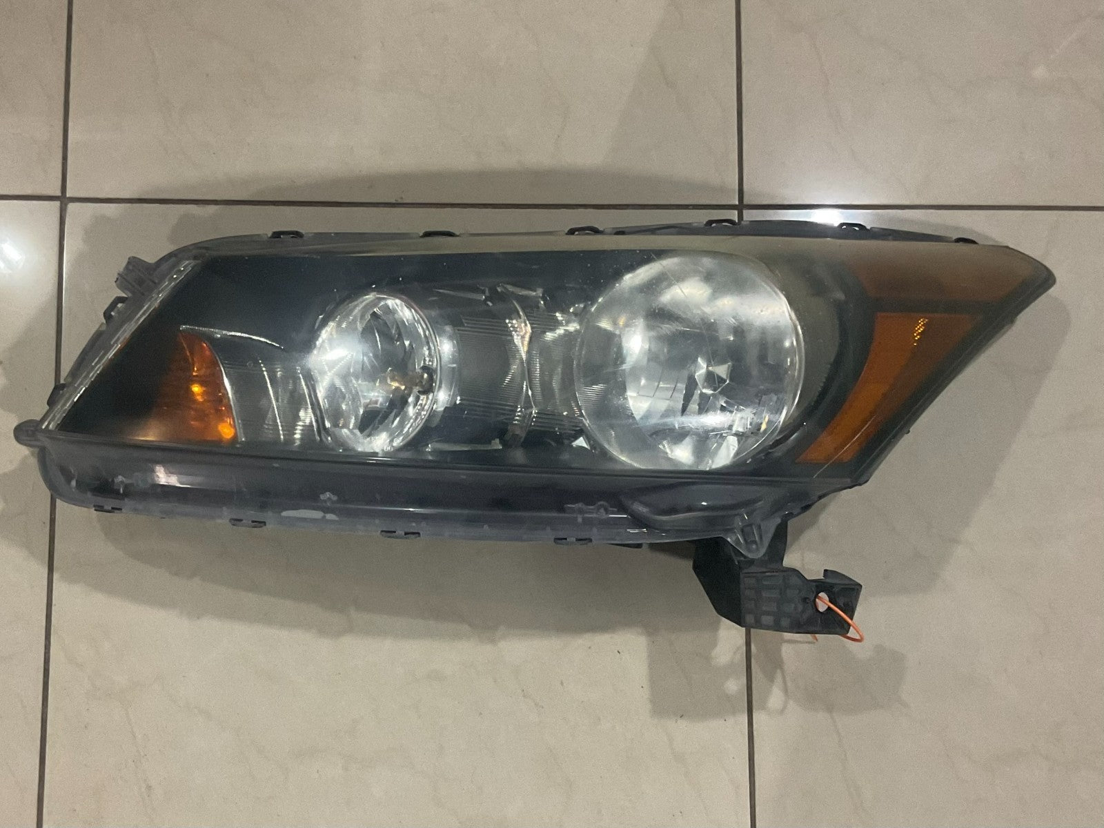 Headlight Left Driver LH 2008-2012 Honda Accord CAPA
