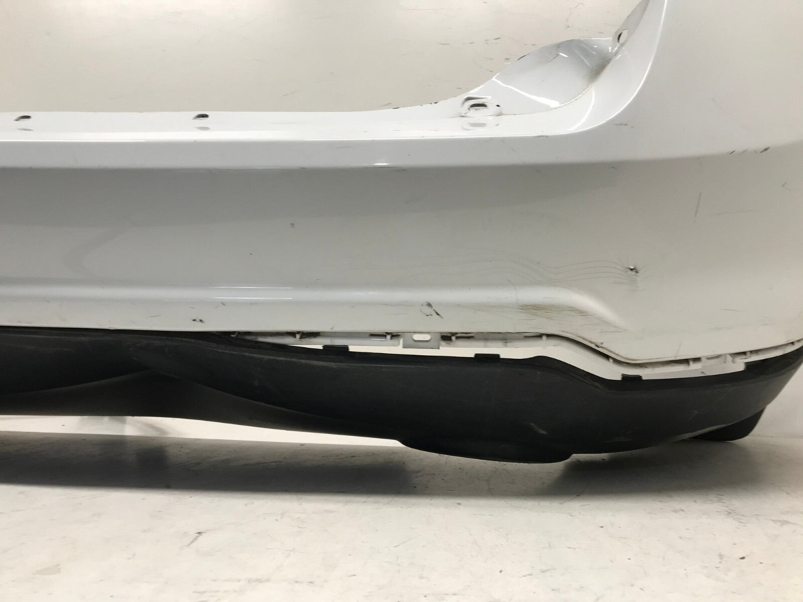 Rear Upper Bumper Cover Ford Edge White 11-14 BT43-17F001-ACW OEM2