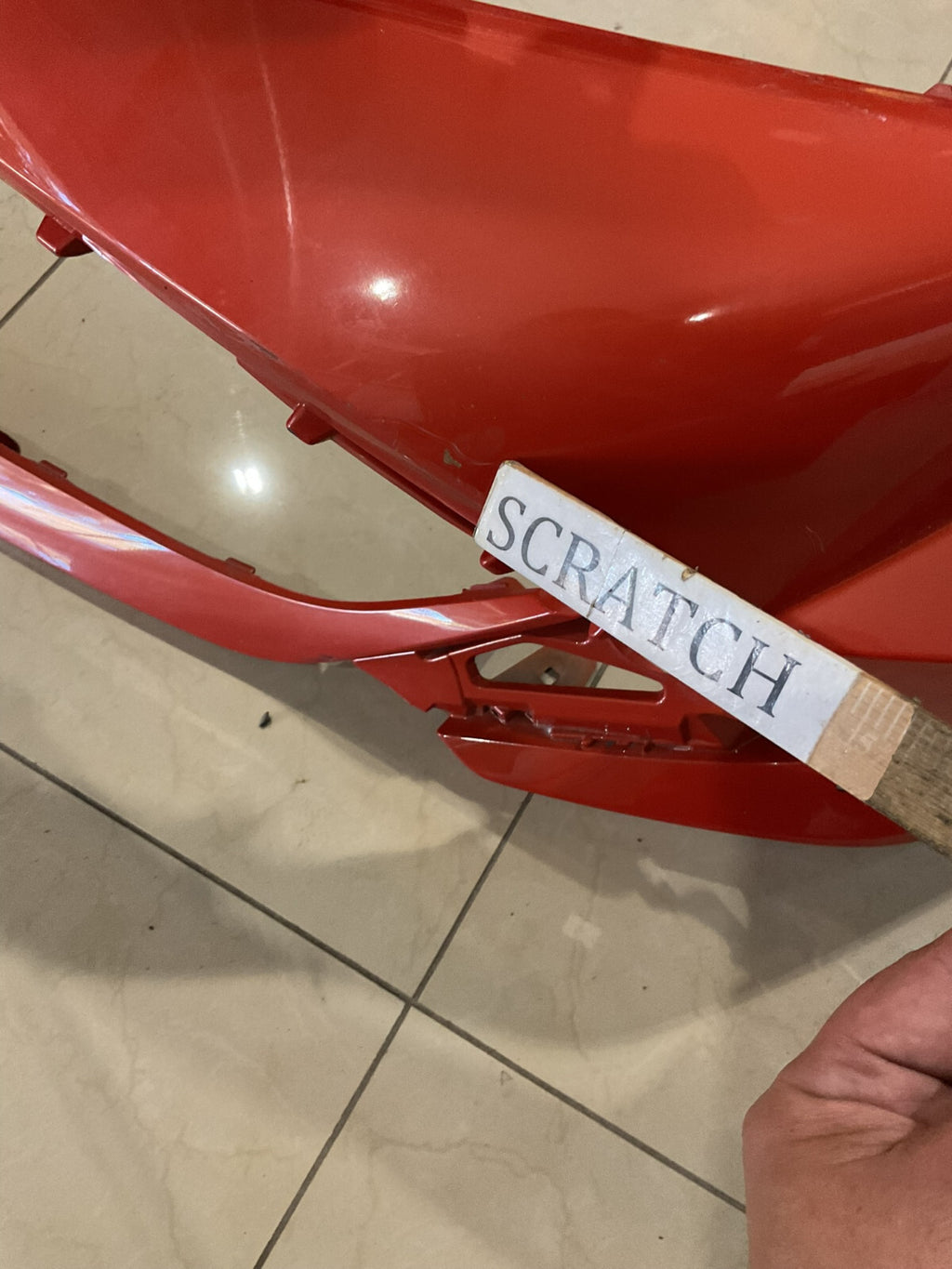 Front Bumper Cover Red Toyota Corolla Hatchback 2018-2020 52119-12G20 OEM