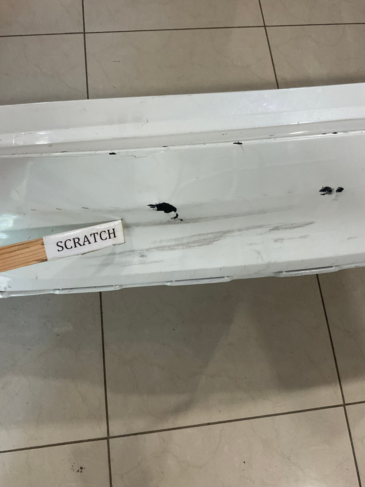 Rear Bumper Cover White Acura RDX Base Tech 2016-2018 CAPA