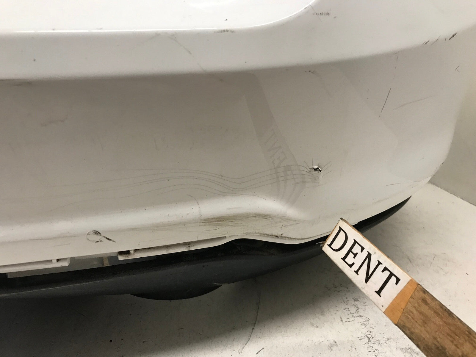 Rear Upper Bumper Cover Ford Edge White 11-14 BT43-17F001-ACW OEM2