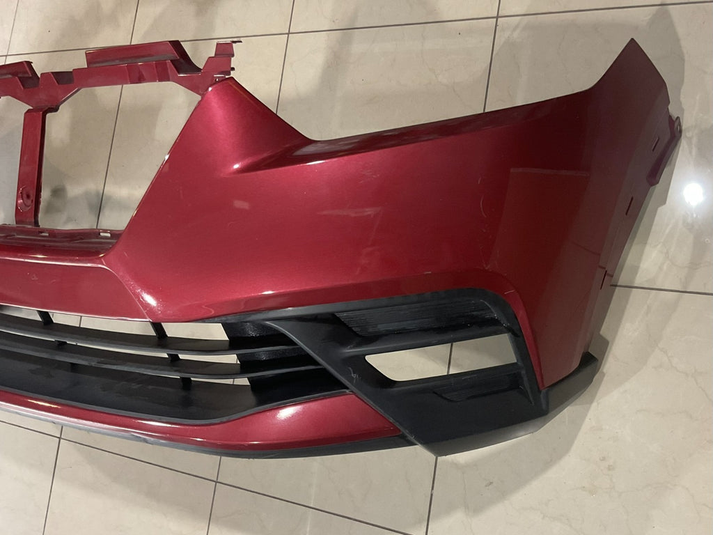 Front Bumper Cover Red 2018-2019 Nissan Kicks S/SV 62022+5rb0h OEM