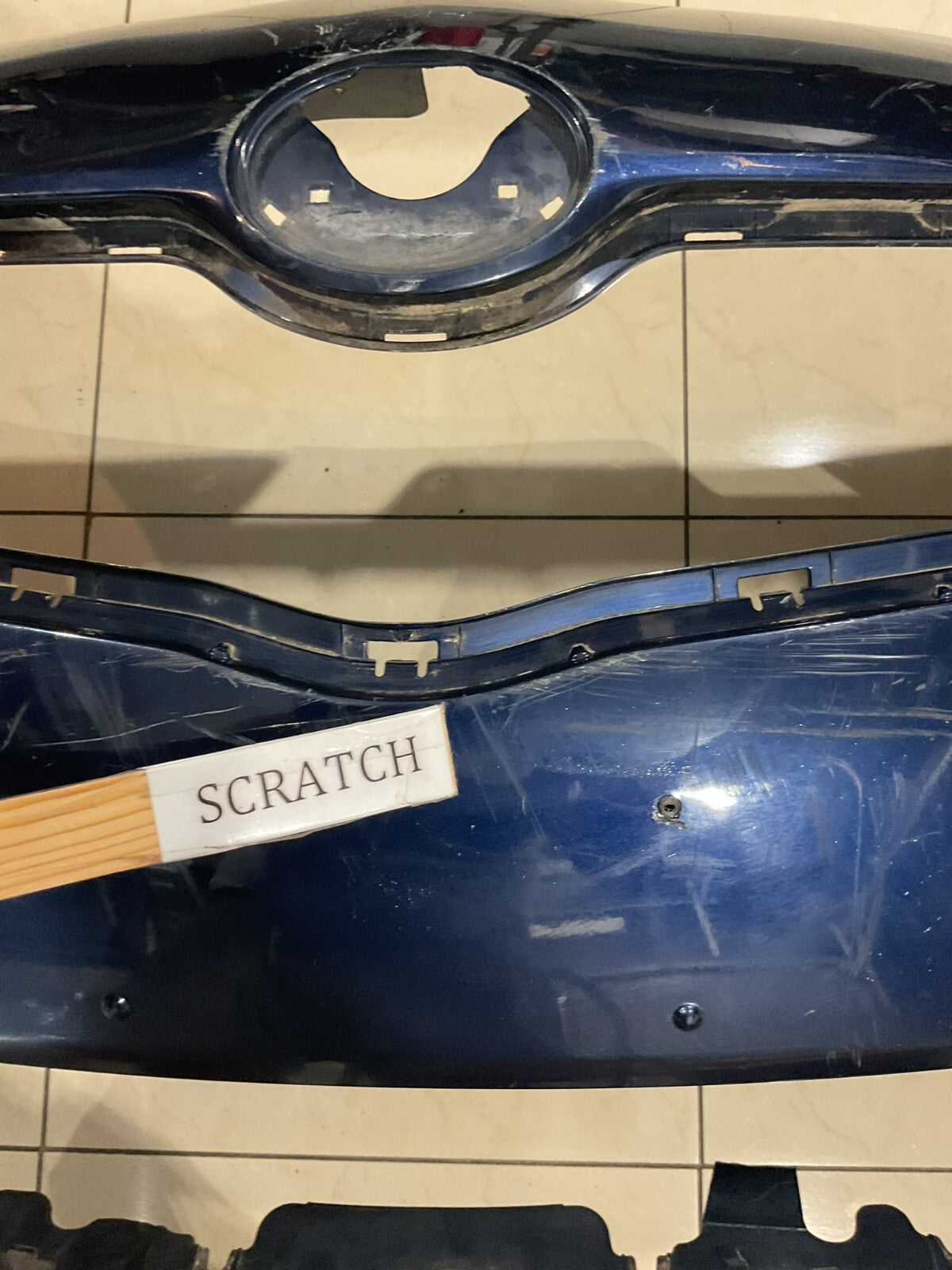 Front Bumper Cover Blue 2007-2012 Toyota Yaris 52119-52530 OEM