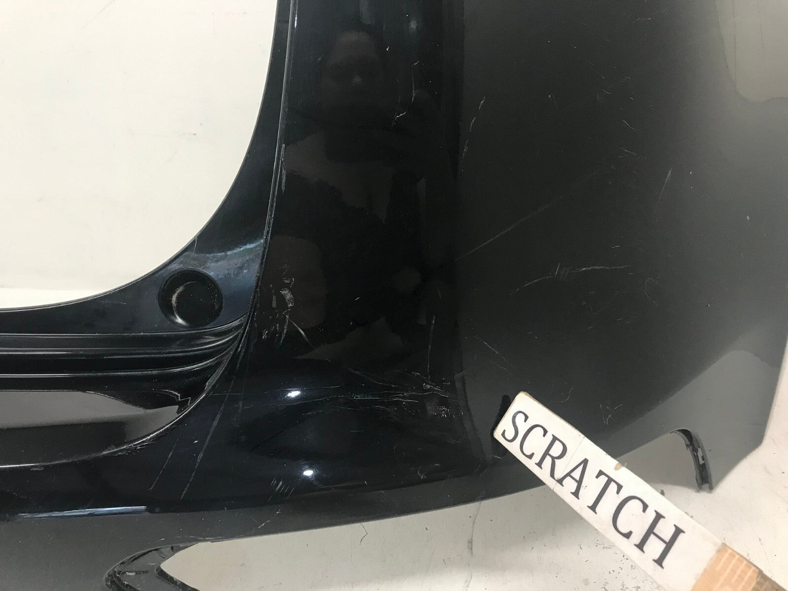 Rear Bumper Cover Black Kia Sportage EX/LX/S/SX Turbo 20 2021 w/Sensor Holes OEM