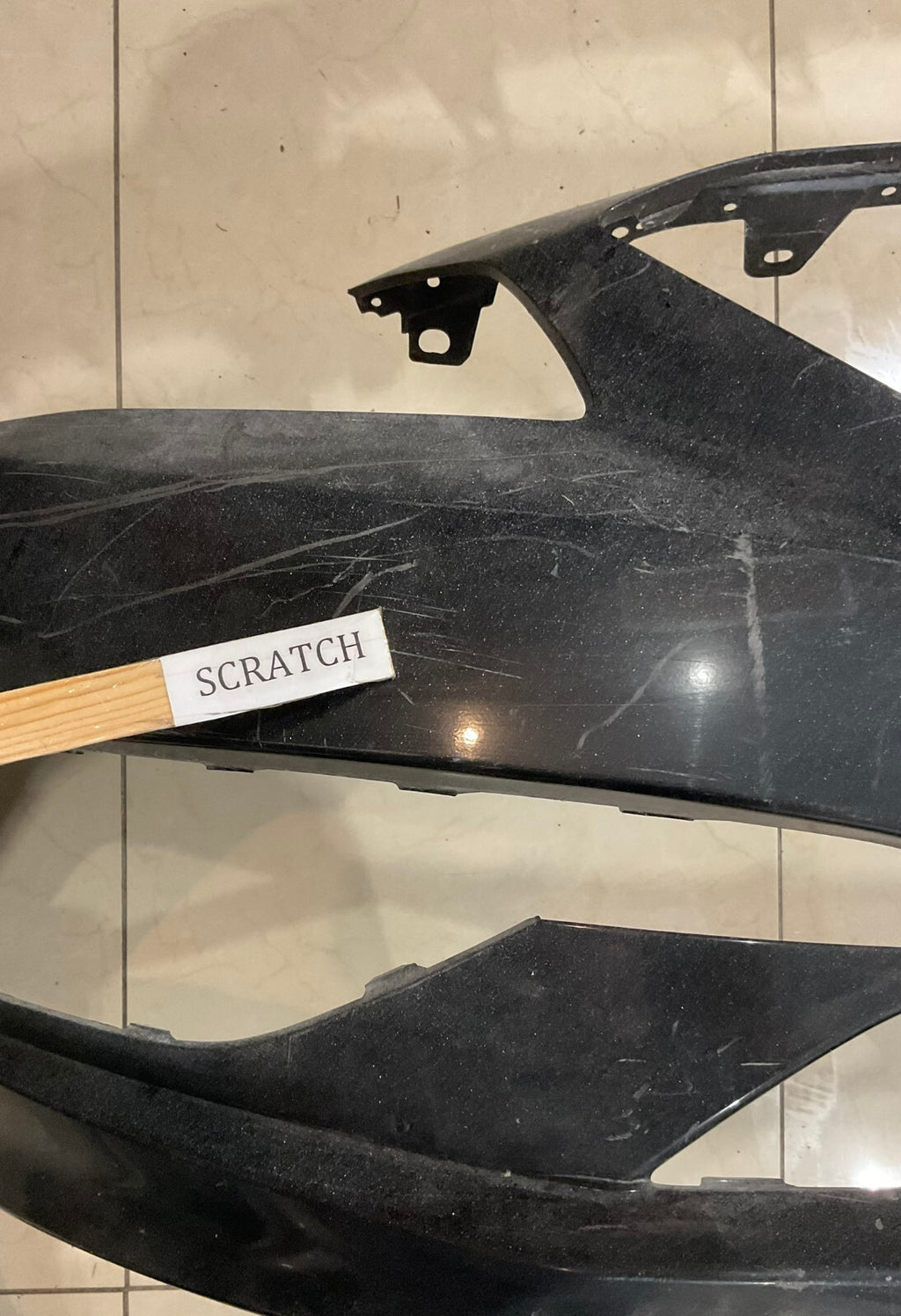 Front Bumper Cover Black 2018-2019 Hyundai Sonata SE/ECO/SEL Sport HN04134BB OEM