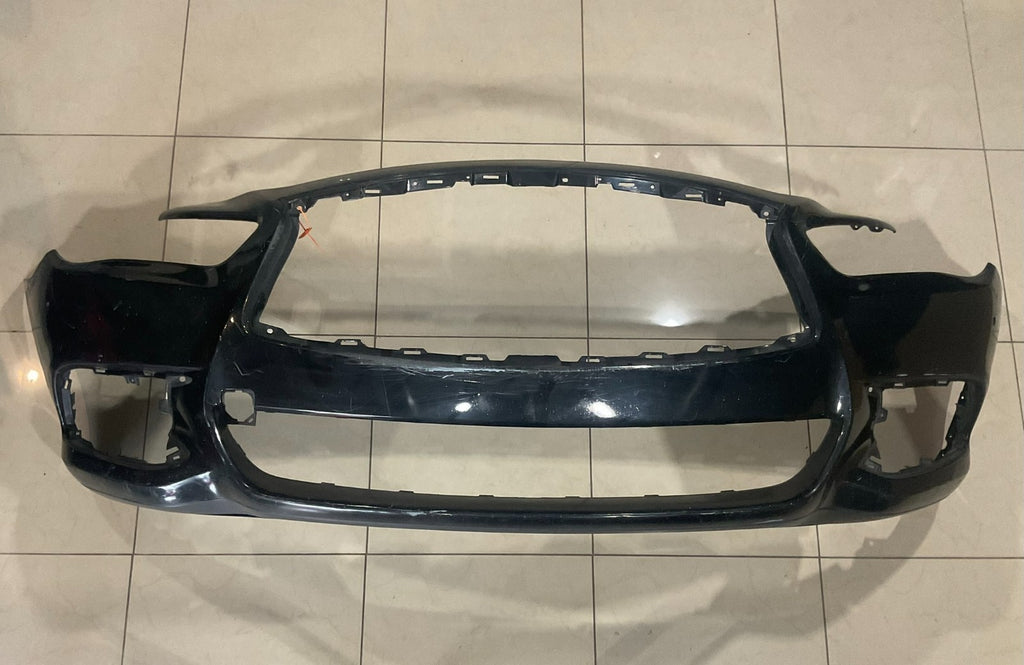 Front Bumper Cover Black 2016-2020 Infiniti QX60 62022+9nc0h OEM