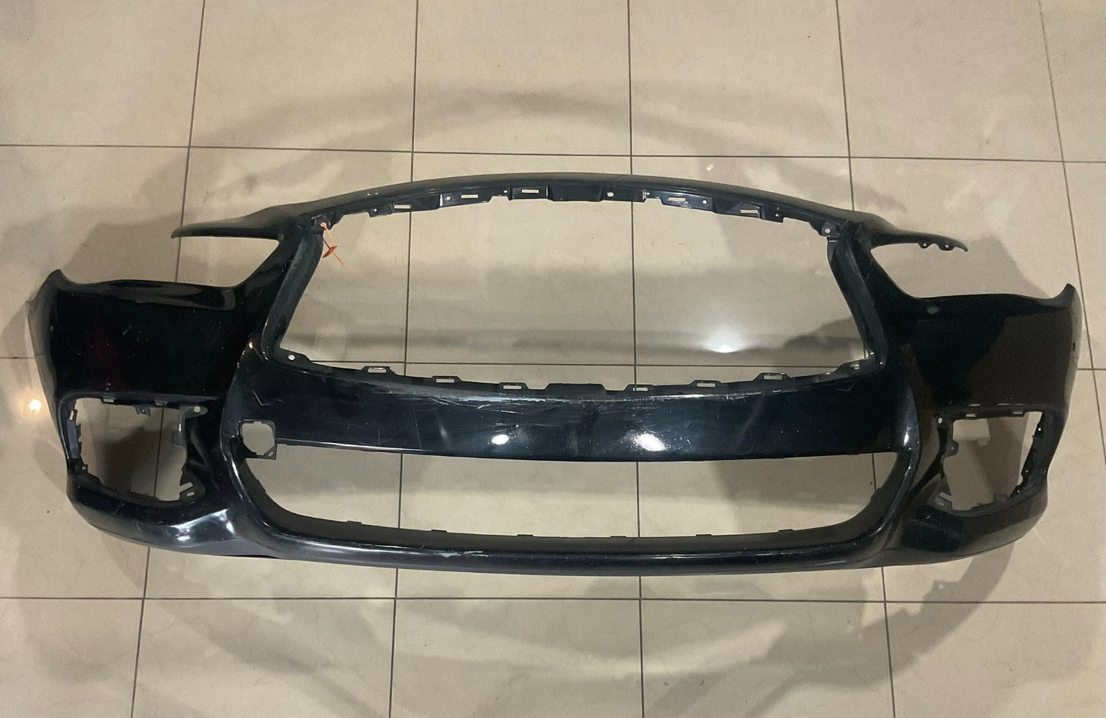 Front Bumper Cover Black 2016-2020 Infiniti QX60 62022+9nc0h OEM