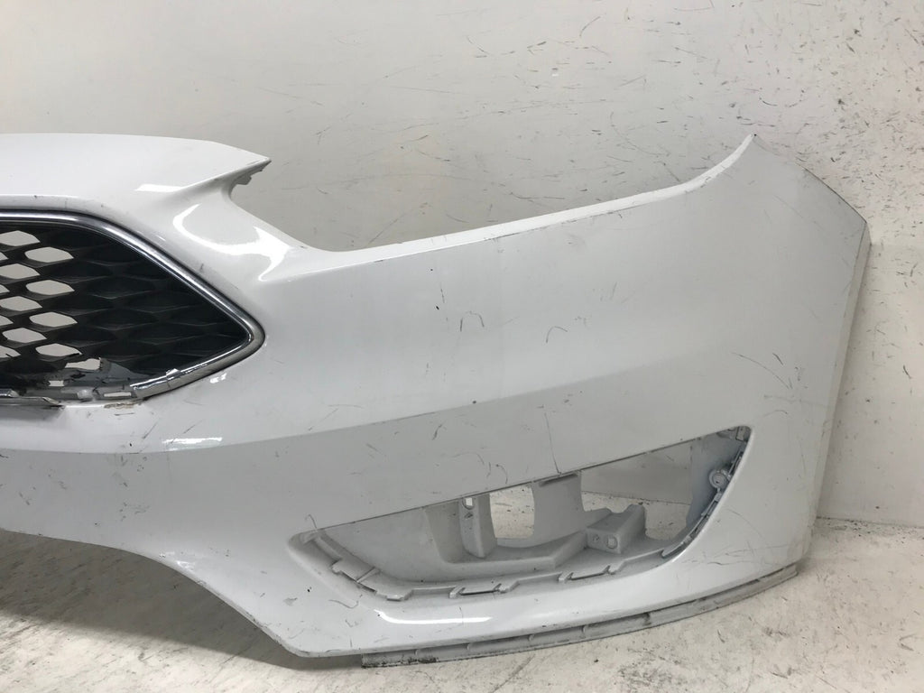 Front Bumper Cover White Ford Focus S SE 2015-2018 F1EB-17757-CF OEM