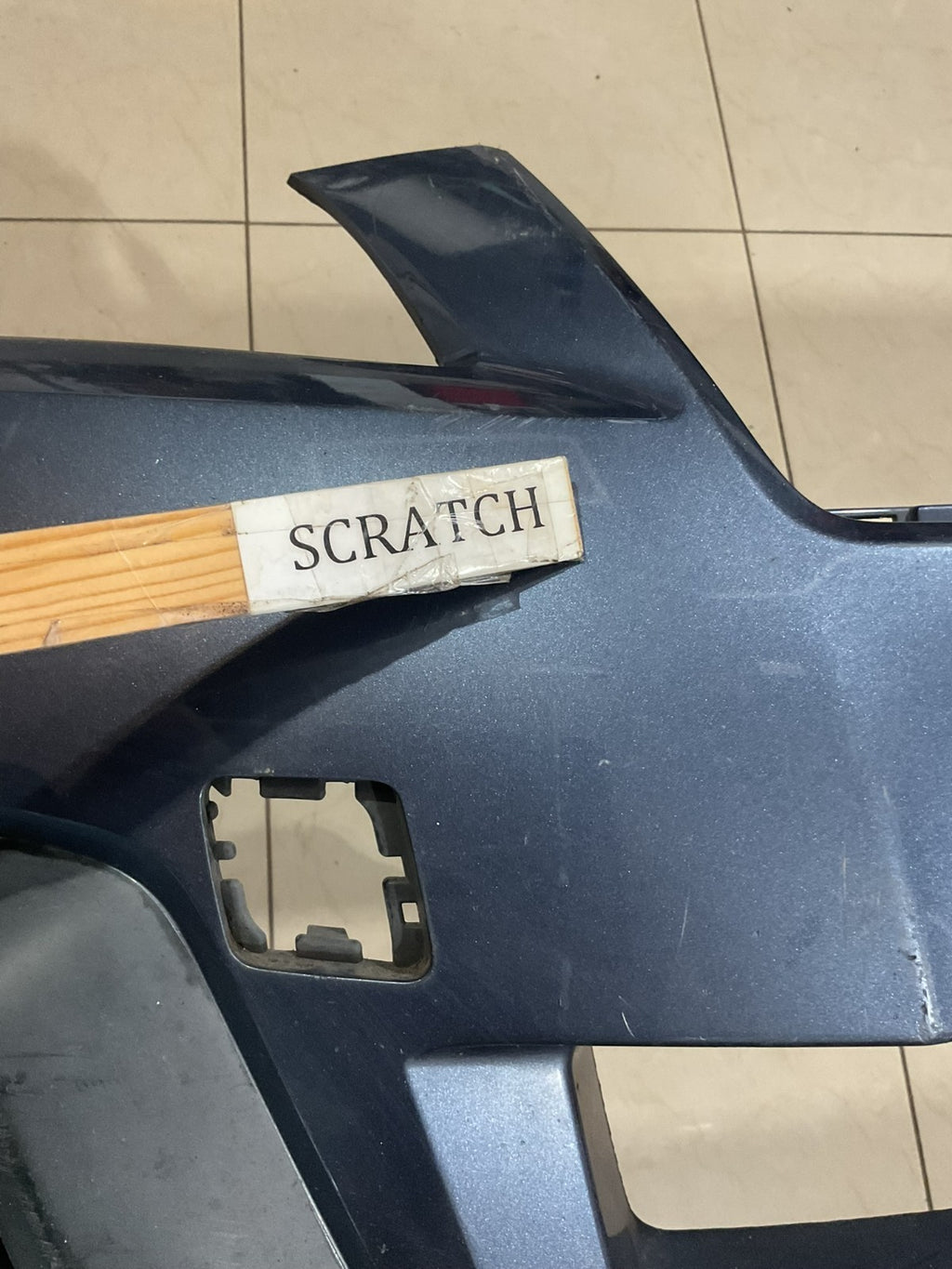 Front Bumper Cover Blue 2013-2014 Subaru Outback Wagon 57704aj12a OEM