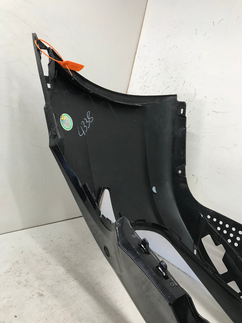 Front Bumper Cover Black Porche 911 Carrera 2012 2016 w/Sensor Holes OEM