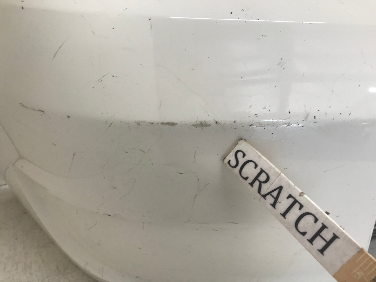 Front bumper Cover Chevrolet Malibu White 2006-2008 15266317 OEM
