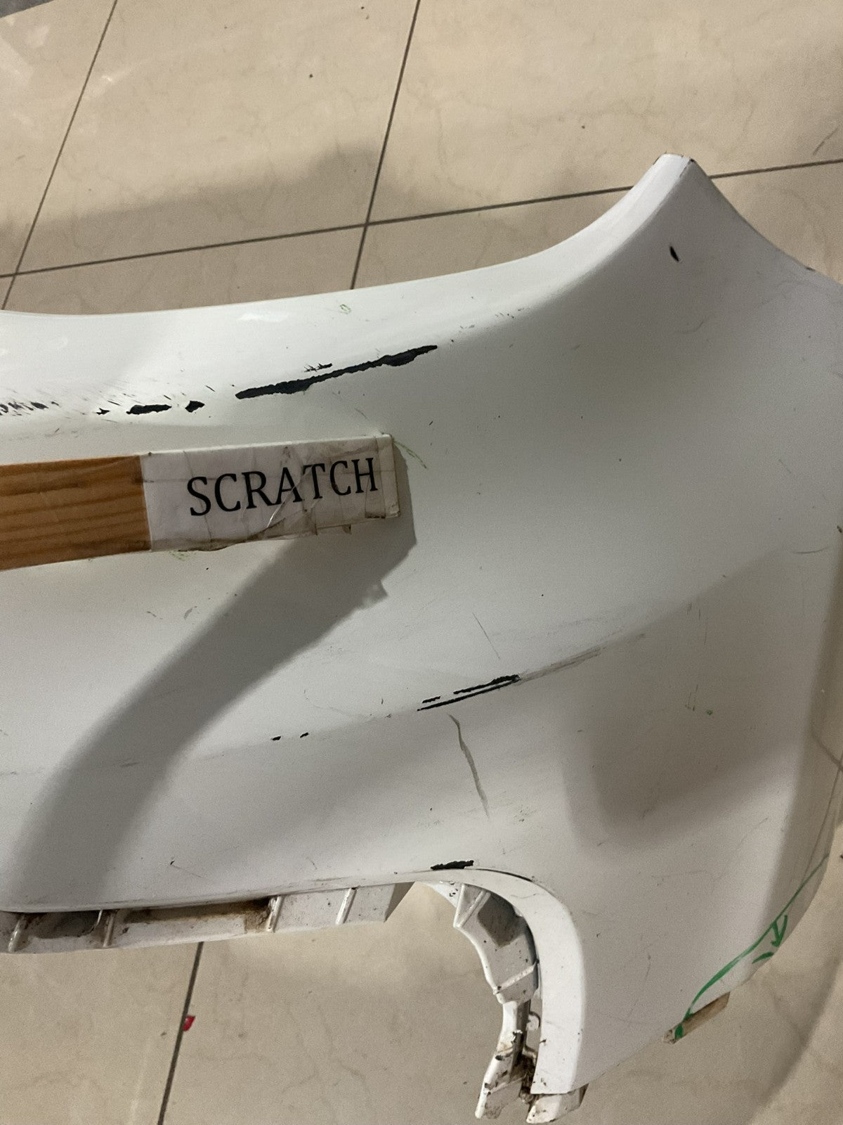 Front Upper Bumper Cover White 2017 2018 2019 Kia Soul 86511-b2500 OEM