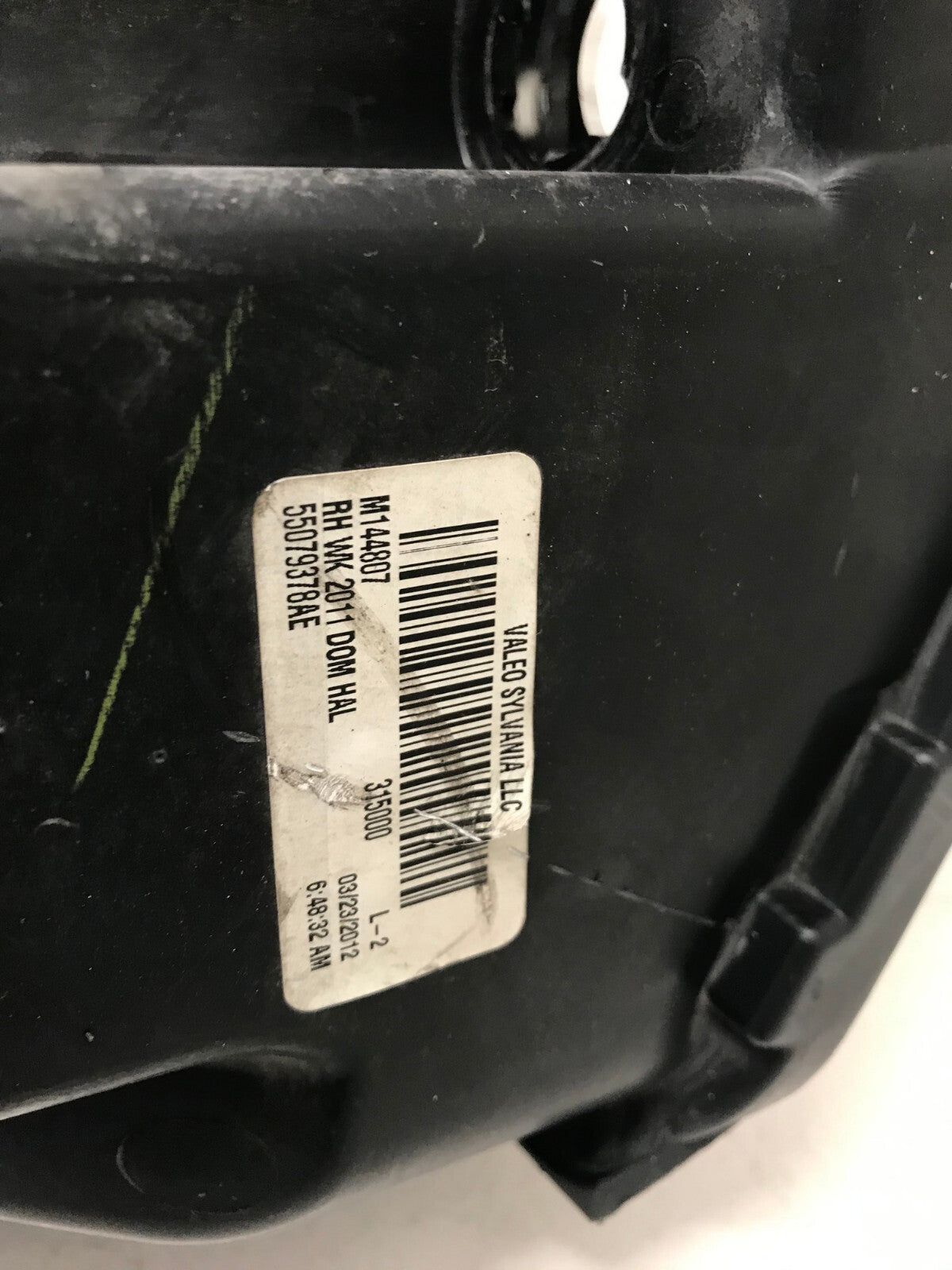Headlight Damaged Passenger RH Jeep Grand Cherokee 2011 2012 2013 55079378AE OEM