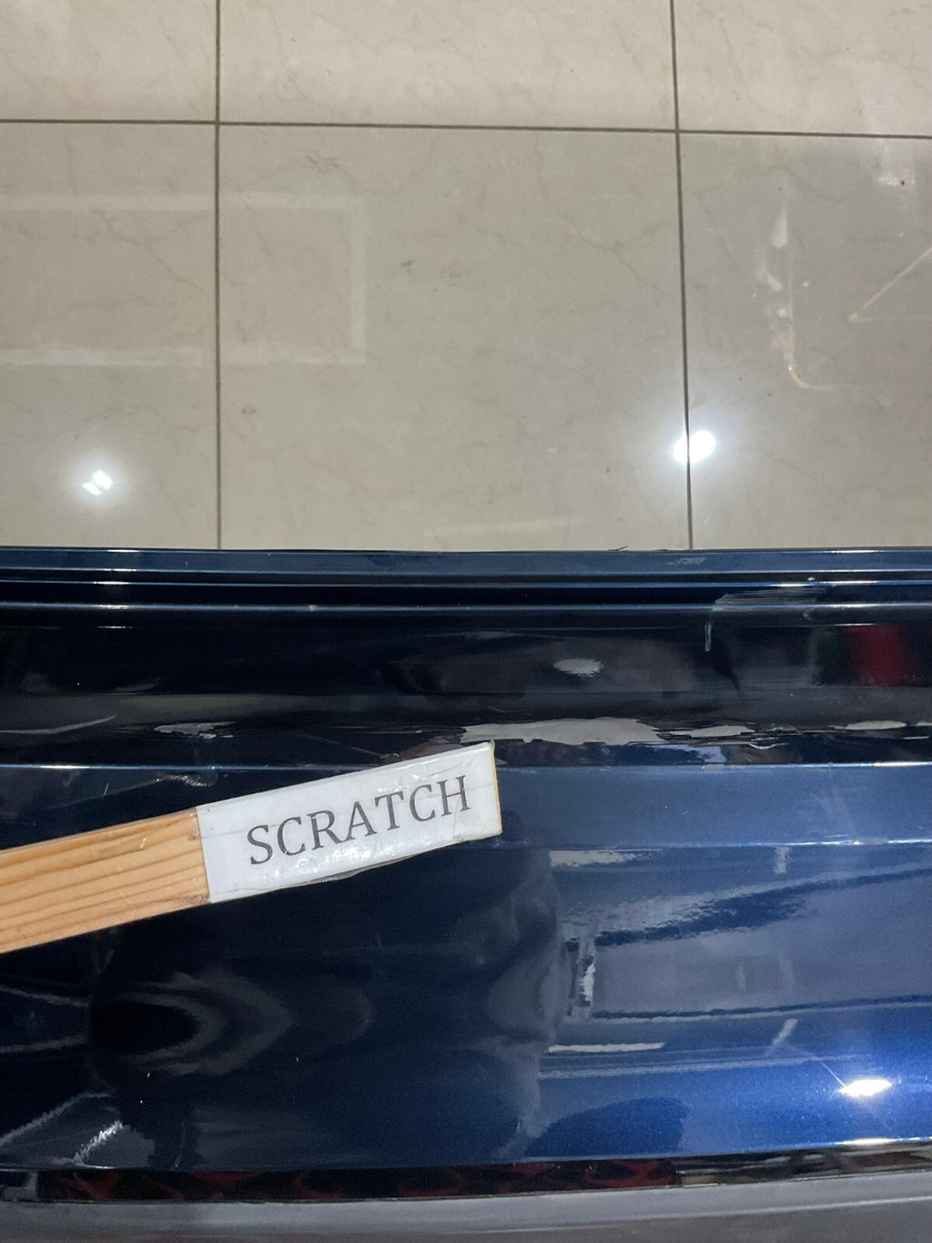 Rear Bumper Cover Blue 2016 2017 2018 Infiniti QX60 CAPA