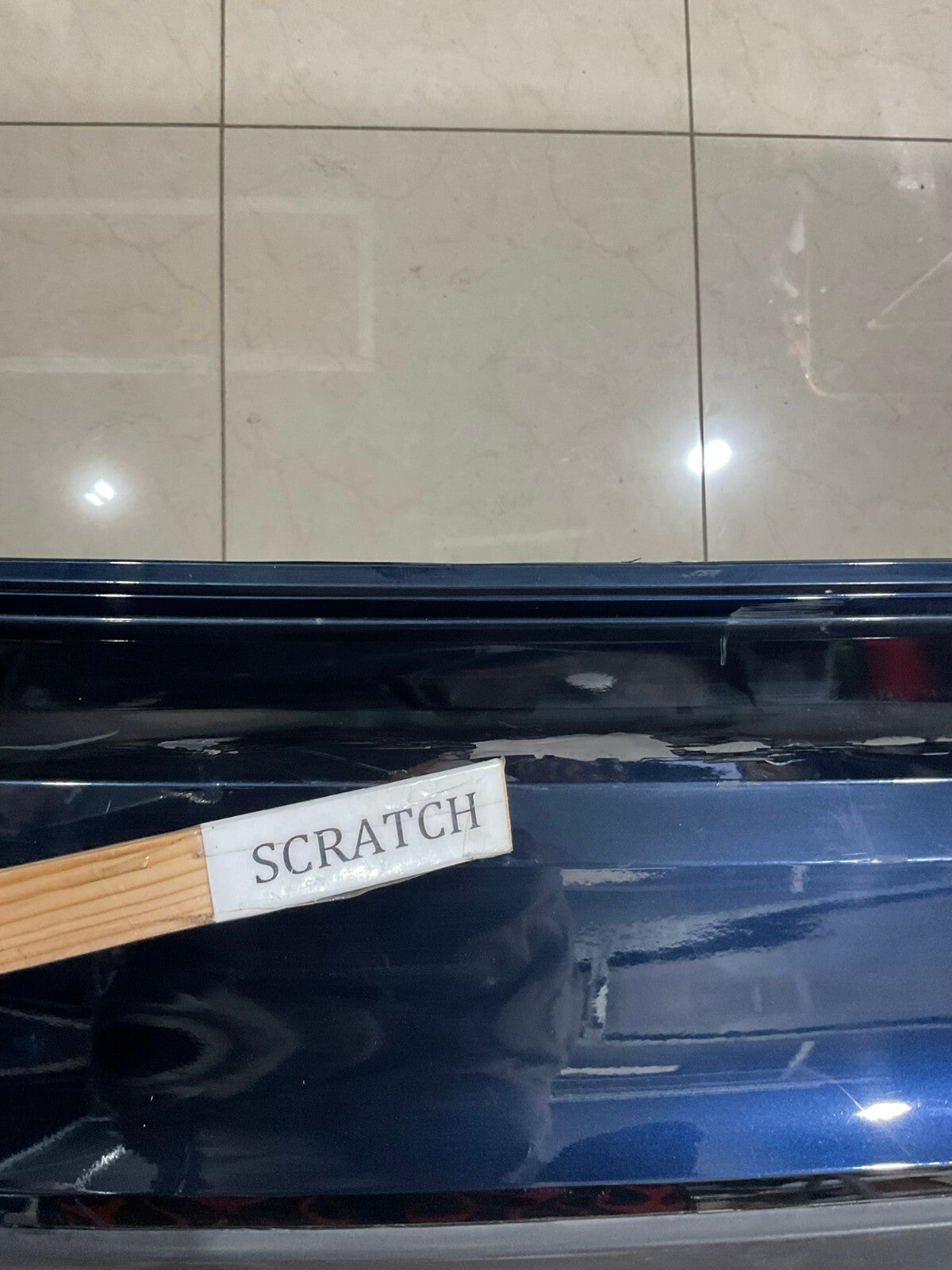 Rear Bumper Cover Blue 2016 2017 2018 Infiniti QX60 CAPA