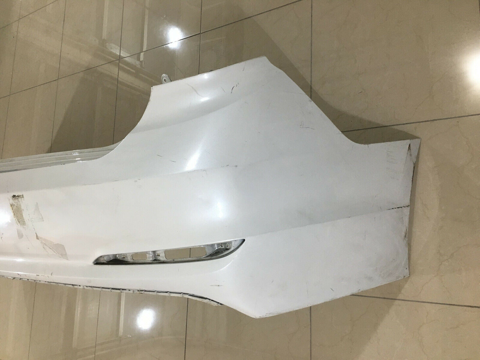 Rear Bumper Cover Hyundai Sonata Lted/Limited 2.0T/SE/ECO w/o Sensors 15-16 OEM
