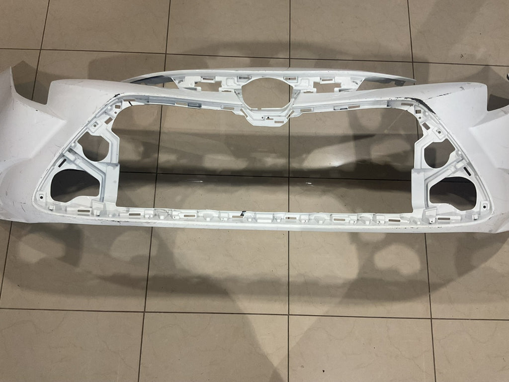 Front Bumper Cover White 2020 2021 2022 Toyota Corolla L,LE,XLE CAPA