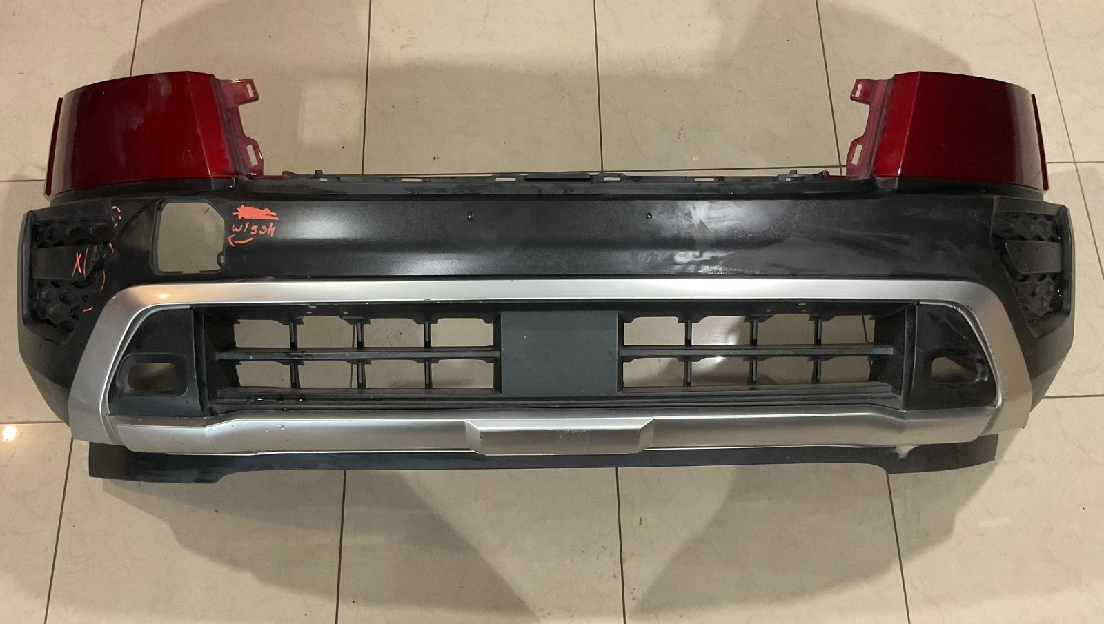 Front Bumper Cover Red 2023-2025 Nissan Pathfinder Rock Creek 62022++9a40h OEM