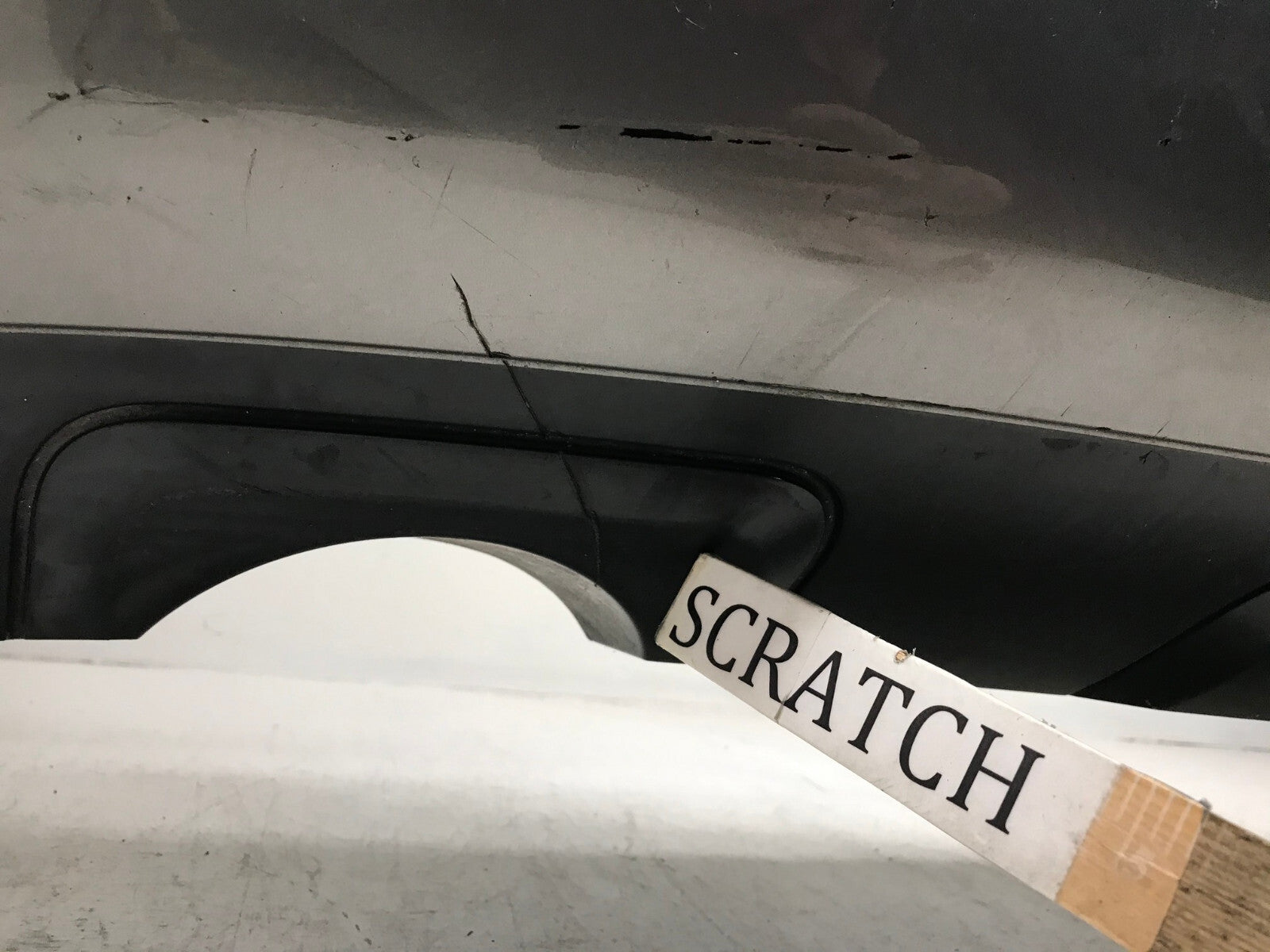 Rear Bumper Cover Gray Nissan Rogue Select SL SV S 2014 2015 85022-JM04H OEM