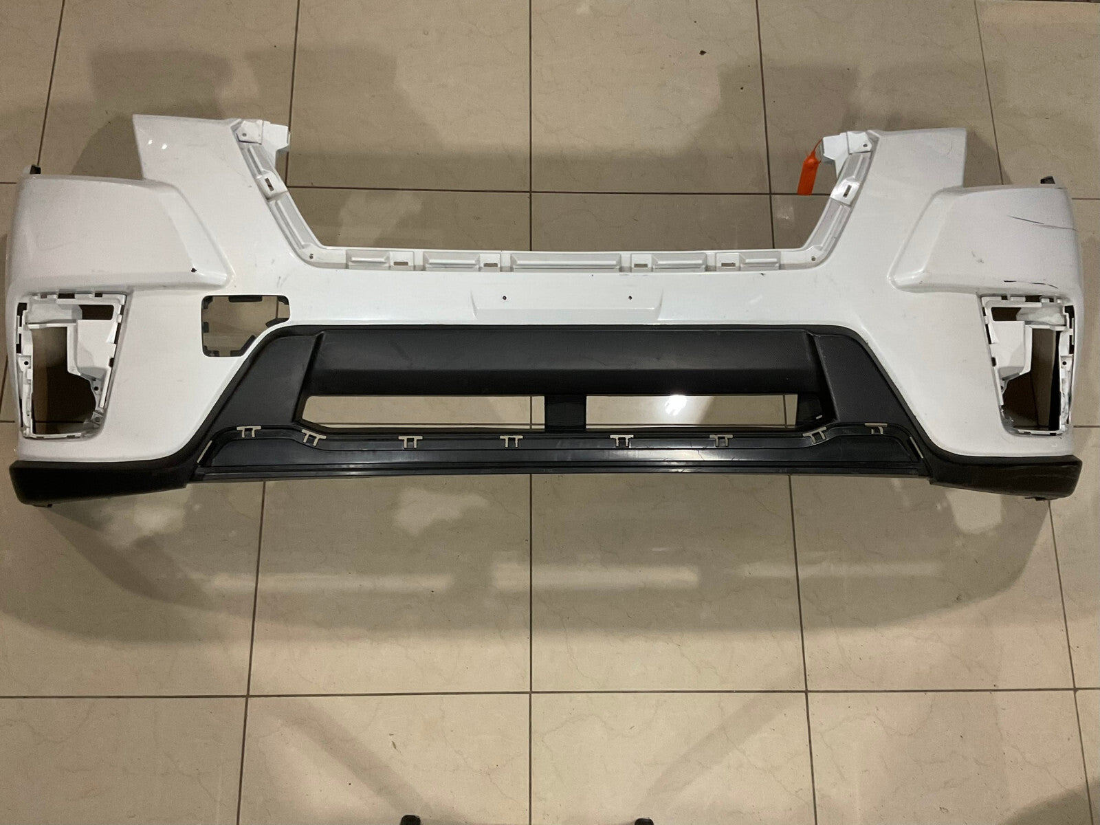 Front Bumper Cover White 2022 2023 Subaru Forester 57704SJ021 OEM