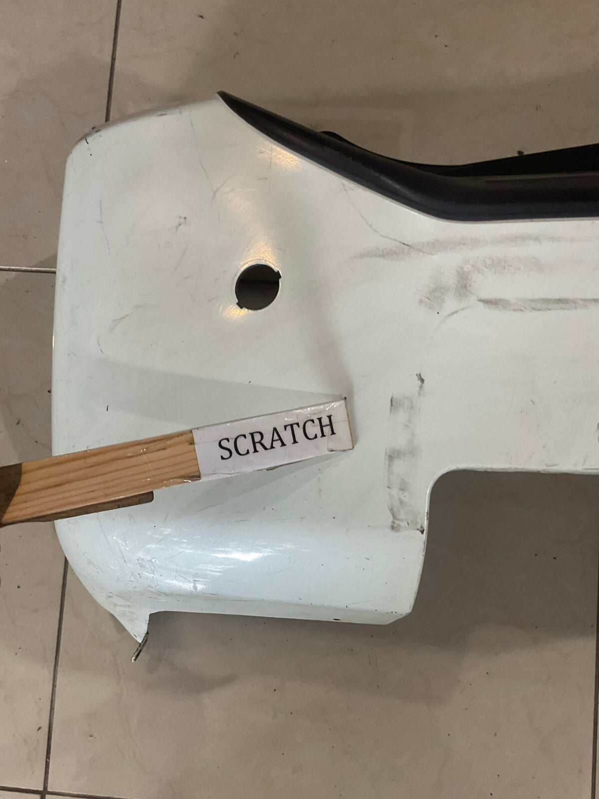 Rear Bumper Cover White 2004-2010 Infiniti QX56 85022+7S650 OEM