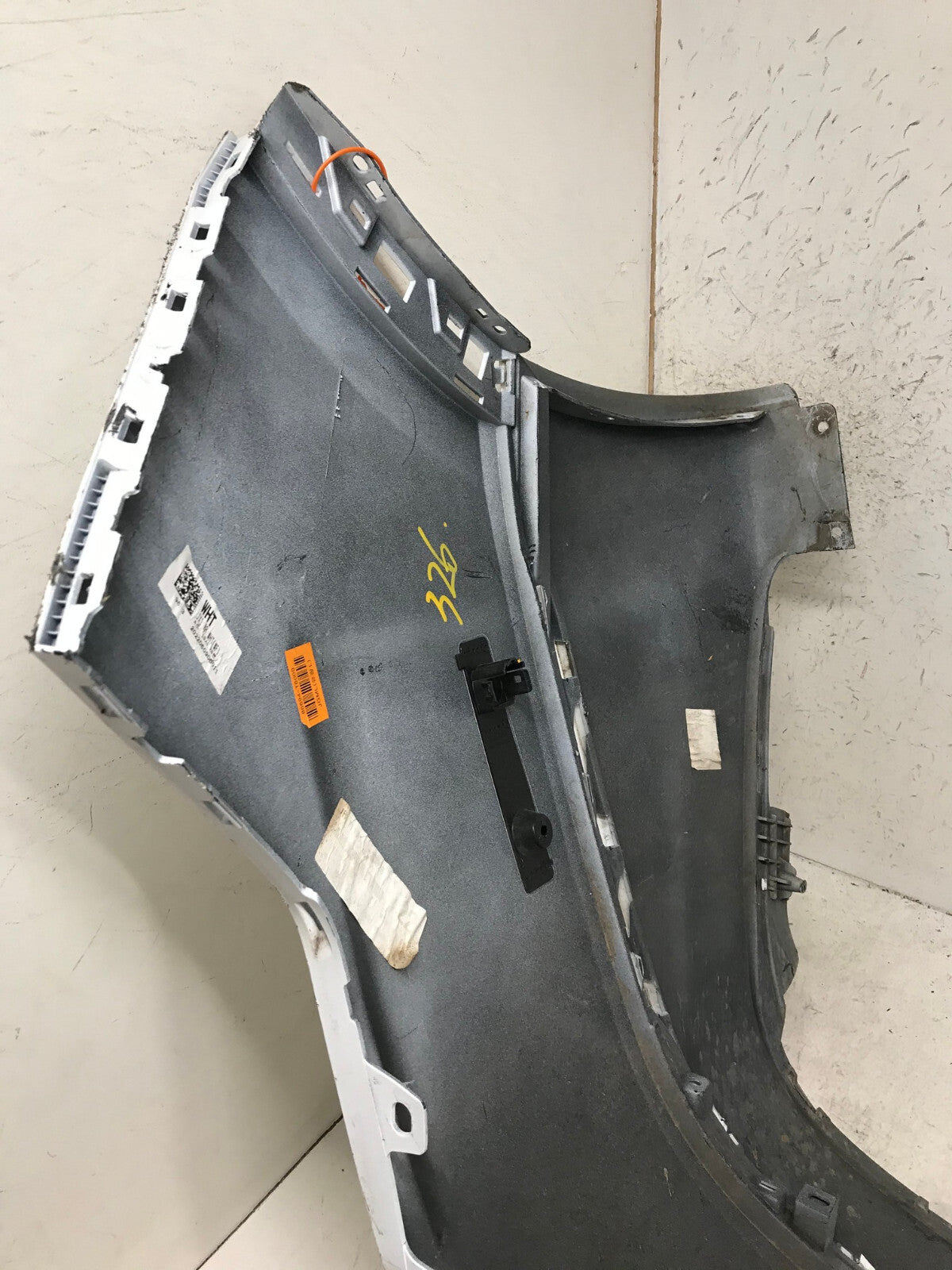Rear Bumper Cover White Genesis GV80 2021 2023 w/Sensor Holes 86611-T6000 OEM