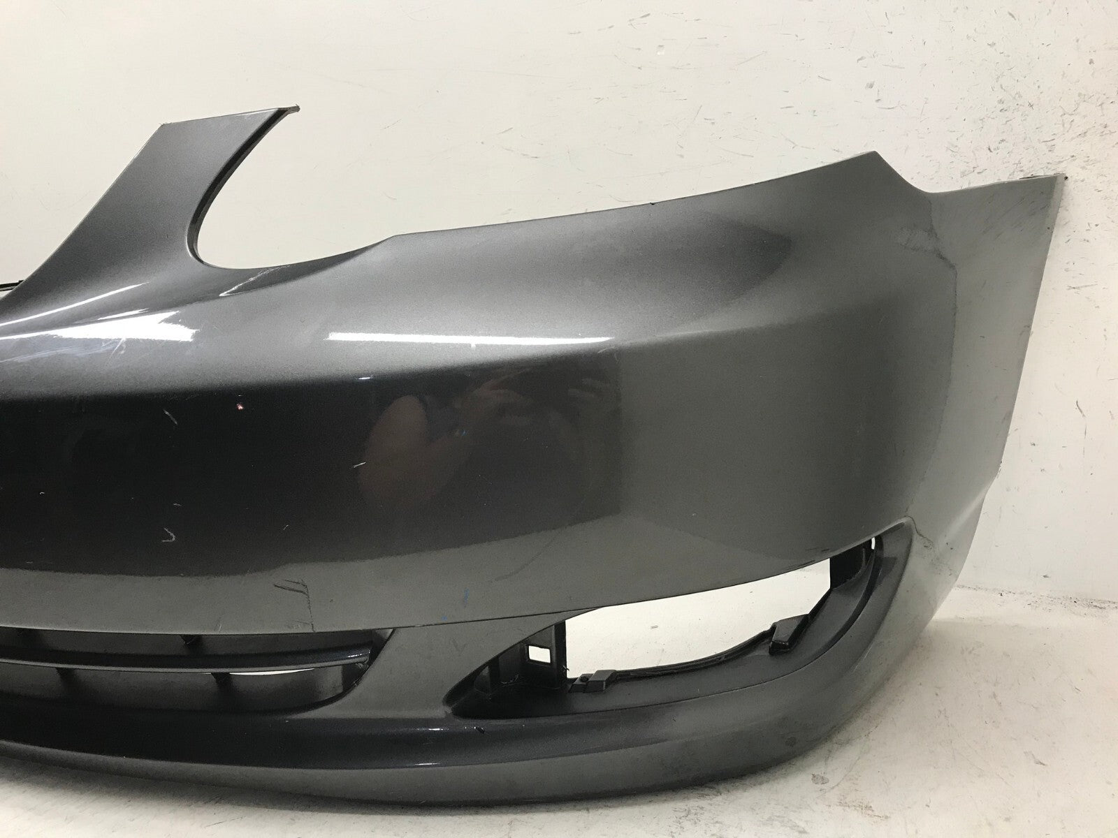 Front Bumper Cover Gray 2003-2004 Toyota Corolla CAPA