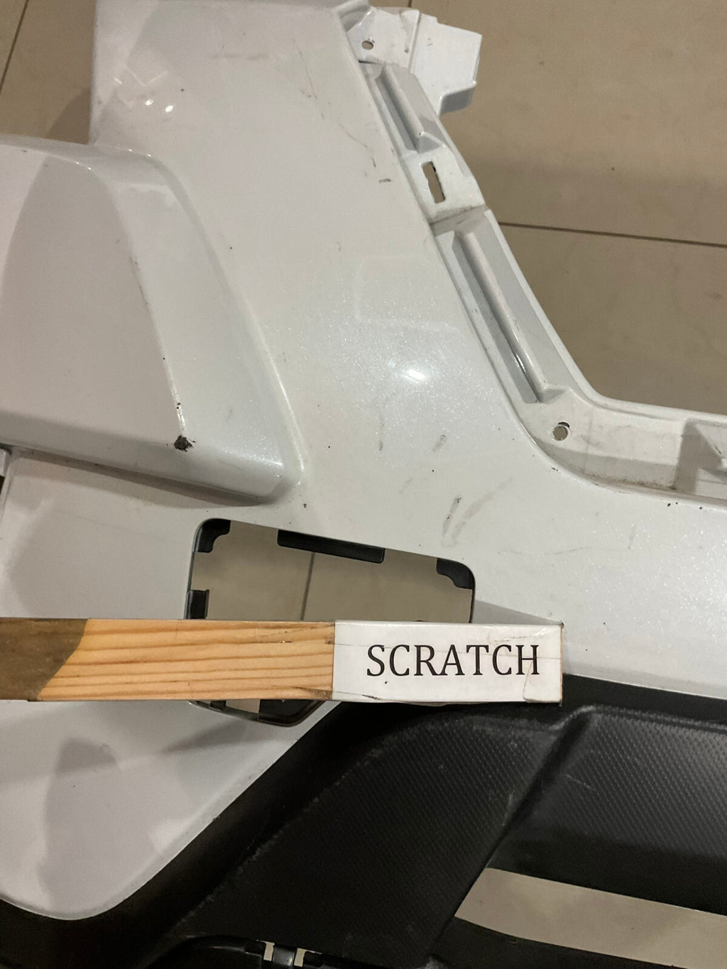 Front Bumper Cover White 2022 2023 Subaru Forester 57704SJ021 OEM