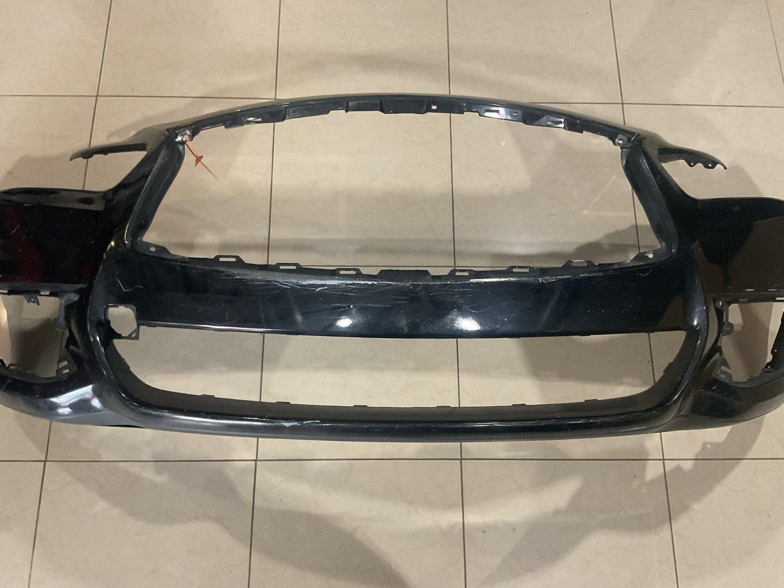 Front Bumper Cover Black 2016-2020 Infiniti QX60 62022+9nc0h OEM