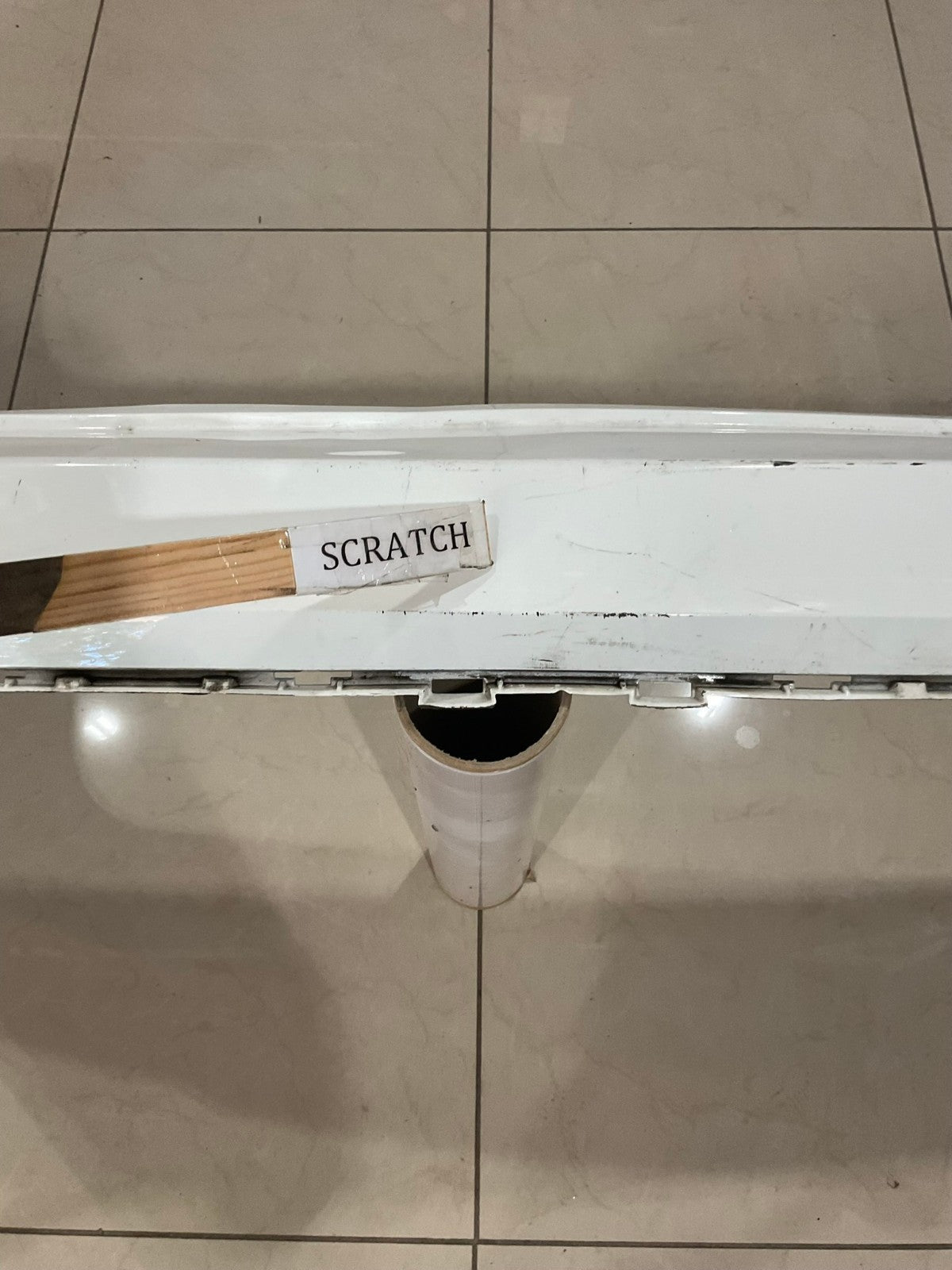 Rear Bumper Cover White 2016 2017 2018 Mercedes Benz A253+885+07+25 OEM