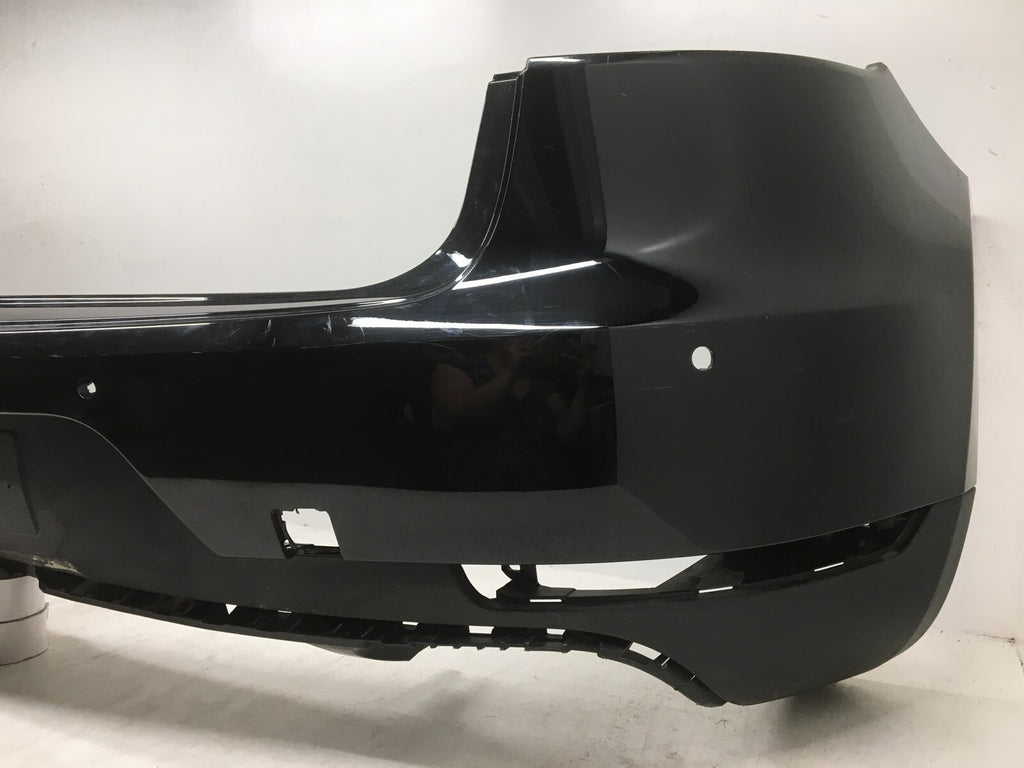 Rear Bumper Cover Porsche Macan Turbo Sport Design w/Sensor Holes 2015-2017 OEM3