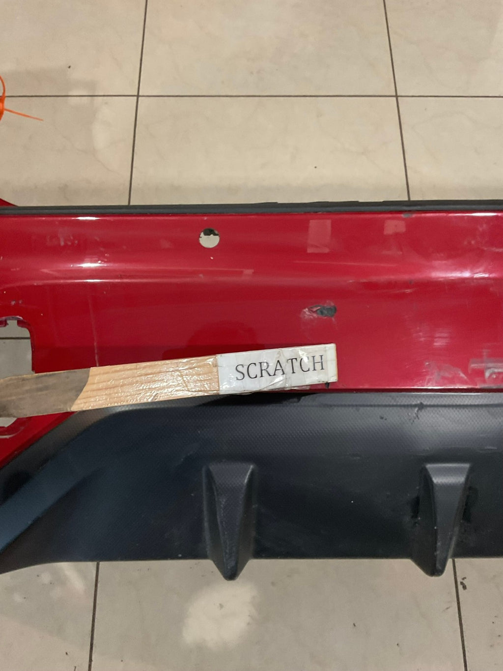 Rear Bumper Cover Red 2024 2025 Subaru Crosstrek 57704nfn62b OEM