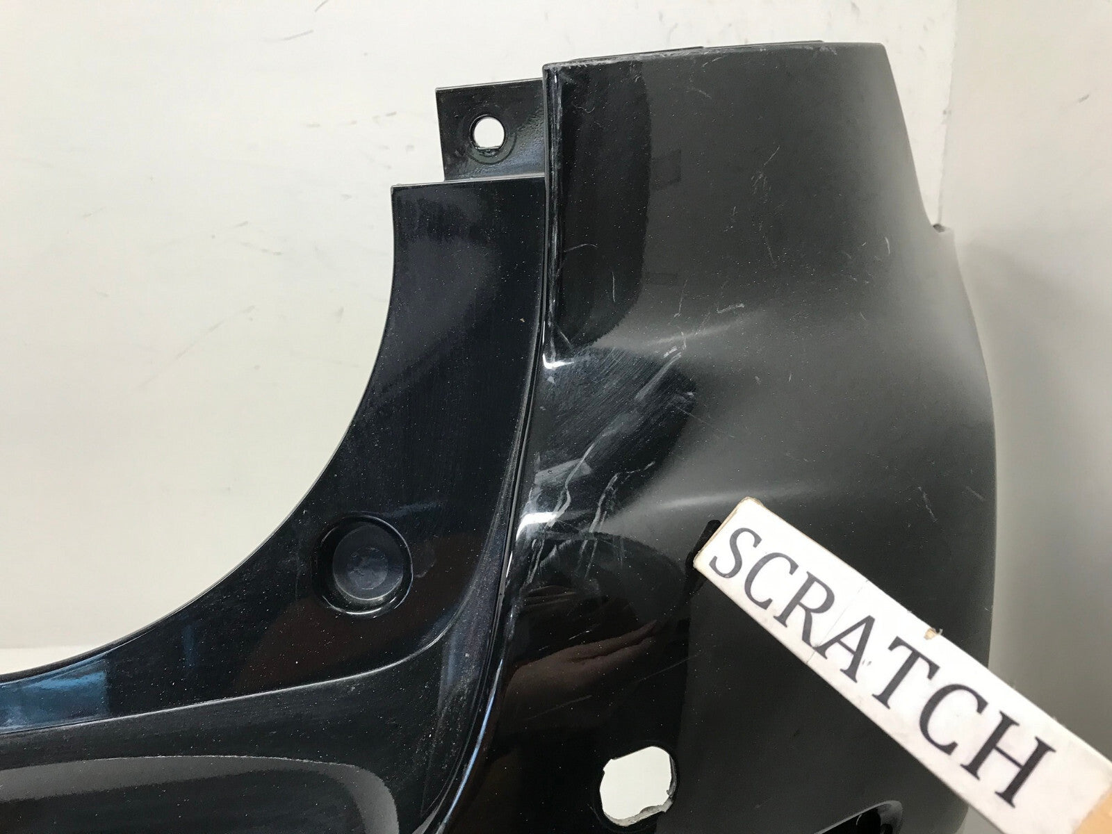 Rear Bumper Cover Nissan Pathfinder SV Platinum w/Sensor Holes Black 17 2018 OEM