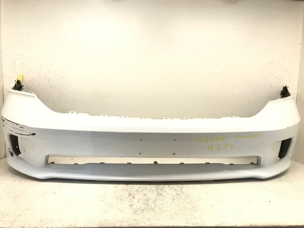 Front Bumper Cover White Ram 1500 2013-2017 5LC56TRMA OEM