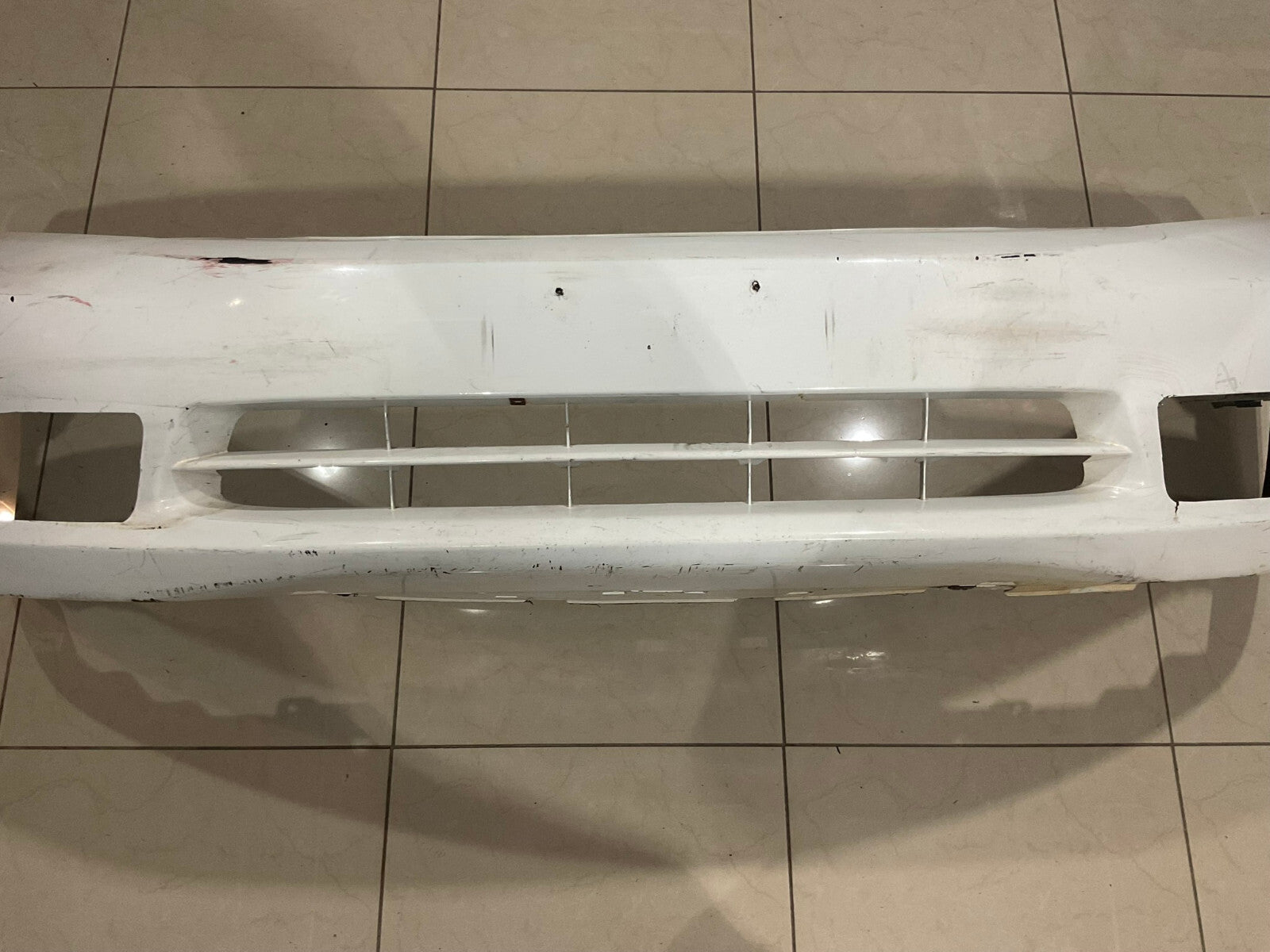 Front Bumper Cover White Honda Civic 2012 2013 71101+TR0+ZZ00 OEM