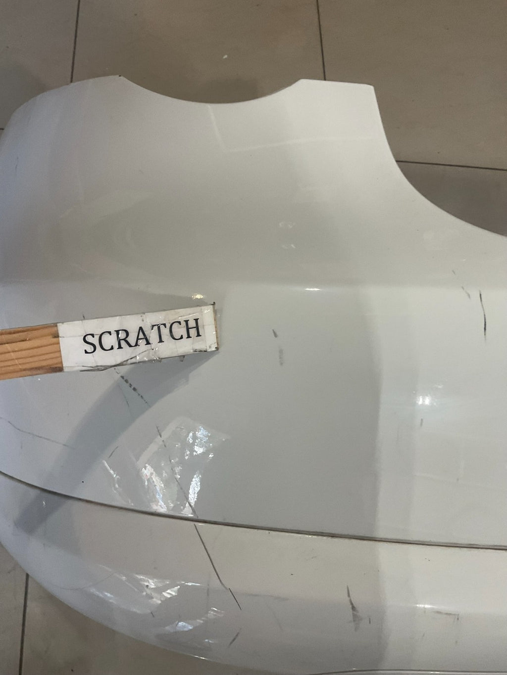 Rear Bumper Cover White 2007-2011 Volkswagen EOS 1q0 807 417 k OEM